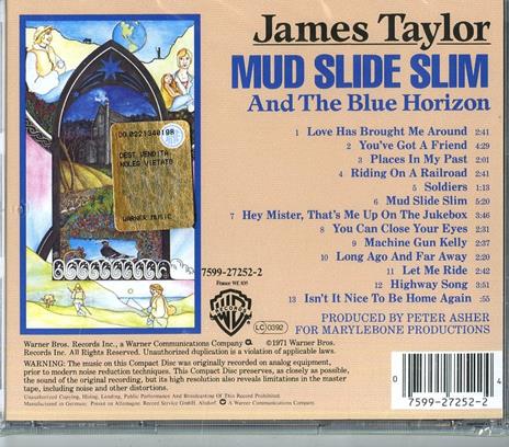 Mud Slide Slim and the Blue Horizon - CD Audio di James Taylor - 2