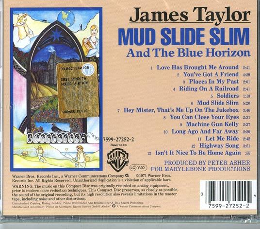 Mud Slide Slim and the Blue Horizon - CD Audio di James Taylor - 2