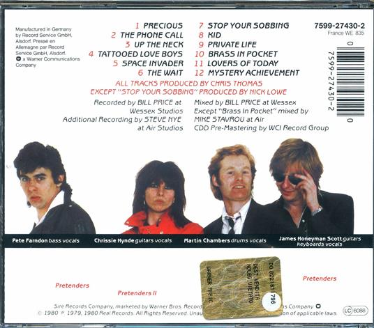 Pretenders - CD Audio di Pretenders - 2
