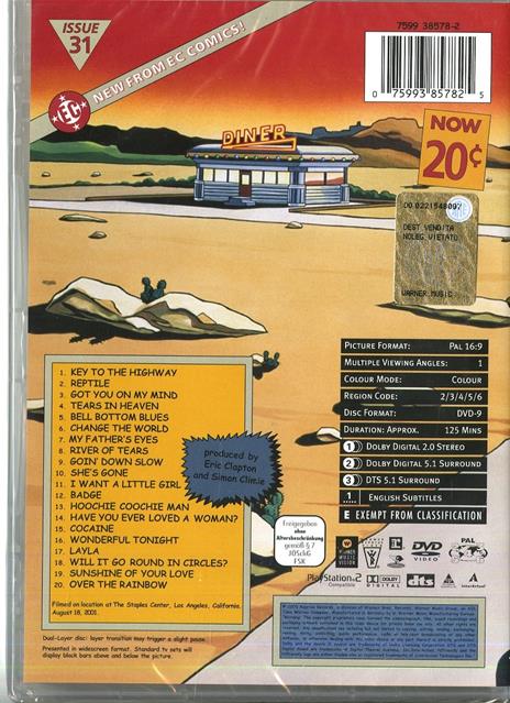 Eric Clapton. One More Car, One More Rider. Live On Tour 2001 (DVD) - DVD di Eric Clapton - 2