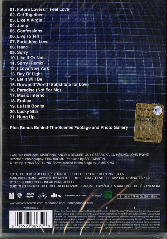 Madonna. The Confession Tour (DVD) - DVD di Madonna - 2