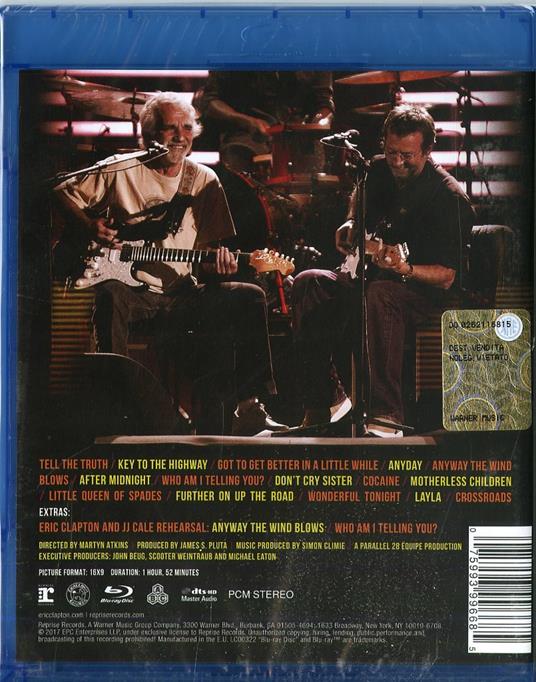 Eric Clapton. Live in San Diego. Eith Special Guest JJ Cale (Blu-ray) - Blu-ray di Eric Clapton - 2