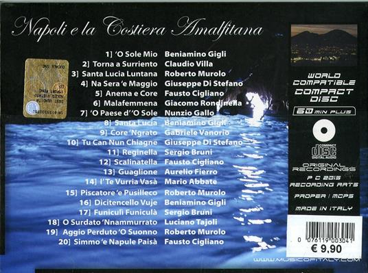 Napoli. Le Più Belle Canzoni Napoletane - CD Audio - 2