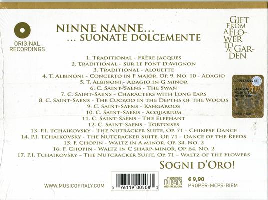 Buonanotte Fiorellino! Dolci Ninne Nanne Al Carillon - CD Audio - 2