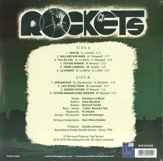 Rockets 1 - CD Audio di Rockets - 2