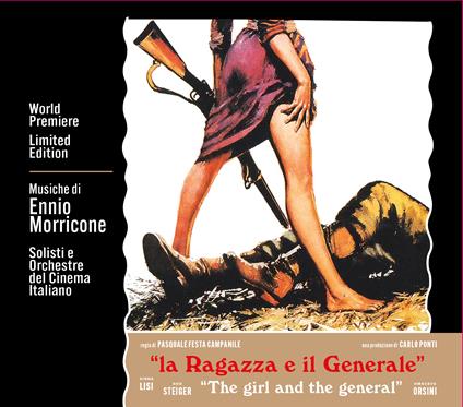 La ragazza e il generale (Colonna sonora) - CD Audio di Ennio Morricone