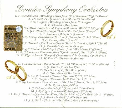 Wedding Music. Musica per matrimoni - CD Audio di London Symphony Orchestra - 2