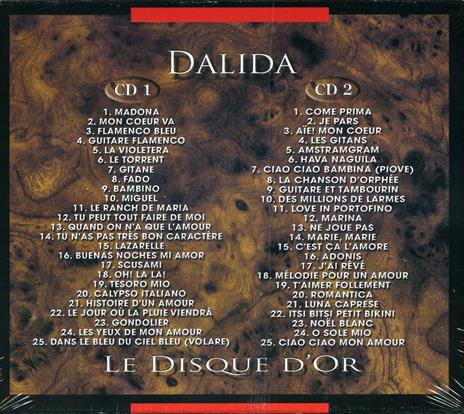 Le disque d'or - CD Audio di Dalida - 2