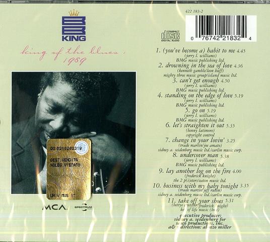 King of the Blues - CD Audio di B.B. King - 2