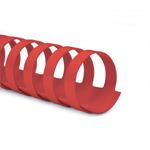 Dorsi Spirale Plastici Diam. 12Mm - 100 Pz. Rosso