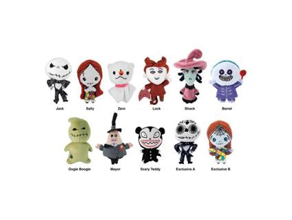 Nightmare Before Natale Peluche Bag Clips Con Figure Int.