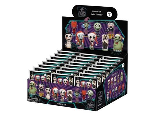 Nightmare Before Natale 3d Pvc Bag Clips Glow In The Dark Series 9 Con Figure Int.