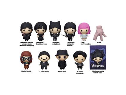Wednesday 3d Pvc Bag Clips Series 2 Con Figura Int.