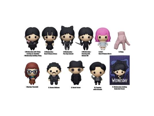 Wednesday 3d Pvc Bag Clips Series 2 Con Figura Int.