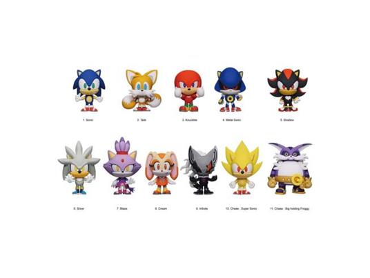 Sonic - The Hedgehog 3d Pvc Bag Clips Ultimate Princess Series 2 Con Figure Int.