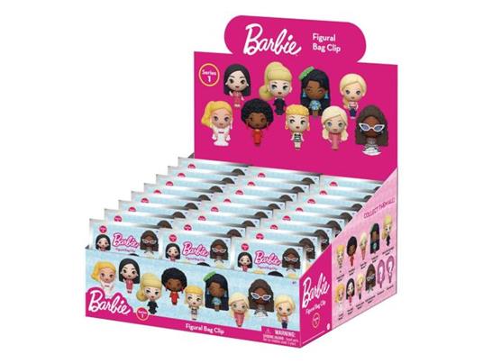 Barbie 3d Pvc Bag Clips Series 1 Con Figure Int.