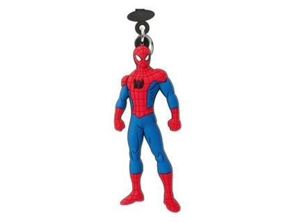 Marvel Spiderman Soft Touch Pvc Bag Clip Spiderman Con Figure Int.