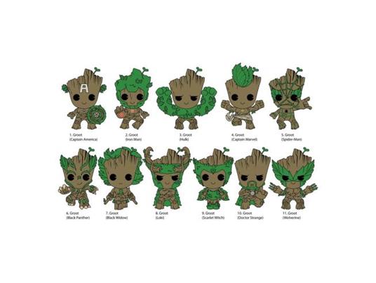 Guardiani Della Galassia Pvc Bag Clips Groot Series 2 Con Figure Int.
