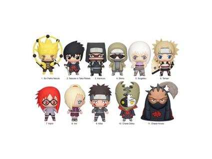 Naruto Shippuden 3d Pvc Bag Clips Series 4 Con Figure Int.