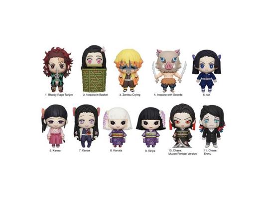 Demon Slayer: Kimetsu No Yaiba 3d Pvc Bag Clips Series 4 Con Figure Int.