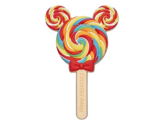 Disney Soft Touch Magnet Mickey Lollipop Red Con Figure Int.