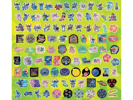 Lilo & Stitch Sticker Set 100 Pezzi Con Figure Int.