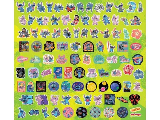 Lilo & Stitch Sticker Set 100 Pezzi Con Figure Int.