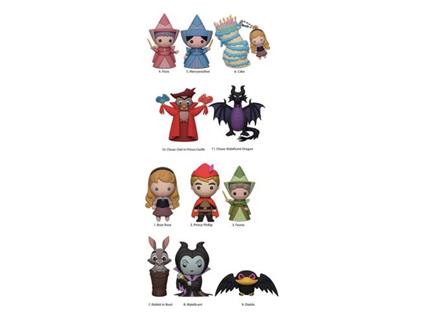 Disney Pvc Bag Clips La Bella Addormentata 65th Anniversary Series 1 Con Figure Int.
