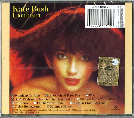Lionheart - CD Audio di Kate Bush - 2