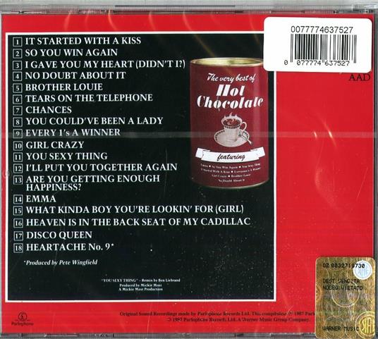 The Very Best of Hot Chocolate - CD Audio di Hot Chocolate - 2