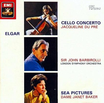 Cello Concerto, Sea Pictures - CD Audio di Edward Elgar