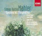 Sinfonia n.2 - CD Audio di Gustav Mahler,Simon Rattle,City of Birmingham Symphony Orchestra