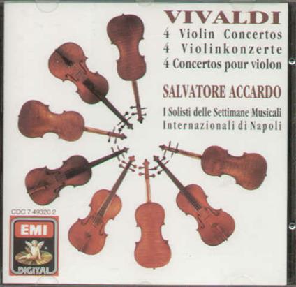 Violin Concertos - CD Audio di Antonio Vivaldi,Salvatore Accardo