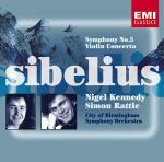 Sinfonia n.5 - Concerti per violino - CD Audio di Jean Sibelius,Simon Rattle,Nigel Kennedy,City of Birmingham Symphony Orchestra