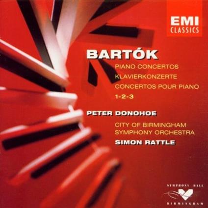 Concerti per pianoforte 1-3 - CD Audio di Bela Bartok