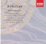 Sinfonie n.5, n.7 - CD Audio di Jean Sibelius,Simon Rattle,Philharmonia Orchestra,City of Birmingham Symphony Orchestra