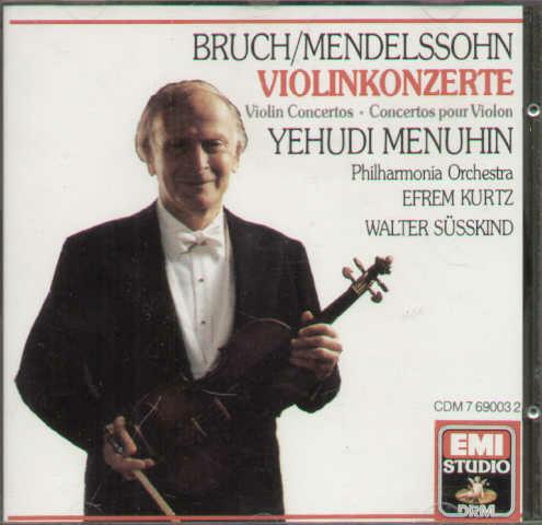 Violin Concertos - CD Audio di Yehudi Menuhin