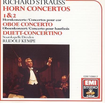 Strauss: Concerti Per Corno N. 1 & 2, Concerto Per Oboe / Rudolf Kempe - CD - CD Audio di Richard Strauss