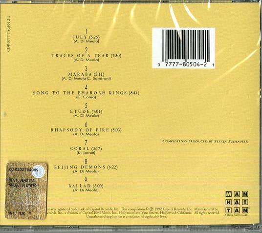The Best of Al Di Meola - CD Audio di Al Di Meola - 2
