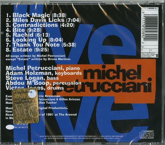 Live - CD Audio di Michel Petrucciani - 2