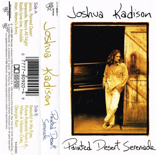Paited desert serenade (Musicassetta) - Musicassetta di Joshua Kadison