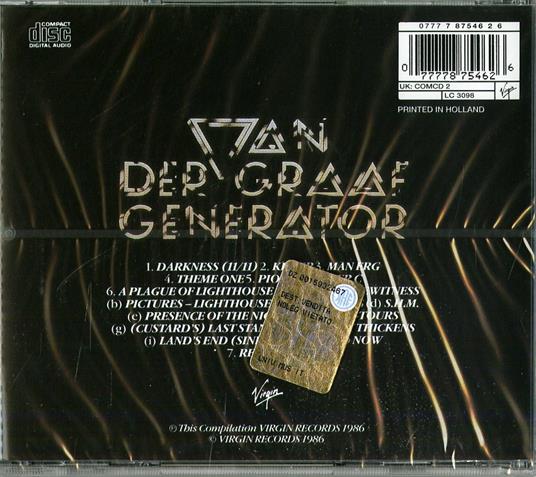 First Generation - CD Audio di Van der Graaf Generator - 2