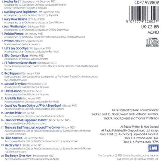 Compact Coward - CD Audio di Noel Coward - 2