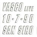 Vasco Live 10-07-90 San Siro - CD Audio di Vasco Rossi