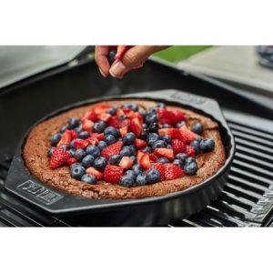 Weber Tortiera In Ceramica Per Barbecue 30 Cm Nero Accessori Bbq - 3