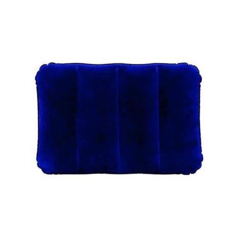 Cuscino Floccato Blu Gonfiabile da Campeggio Camping Cm 43X28X9 Intex 68672 - 73
