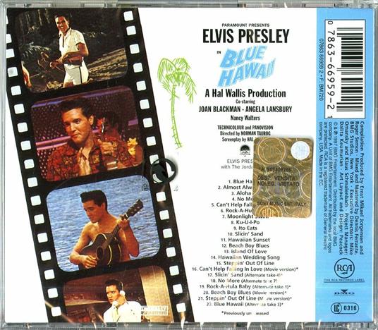 Blue Hawaii - CD Audio di Elvis Presley - 2