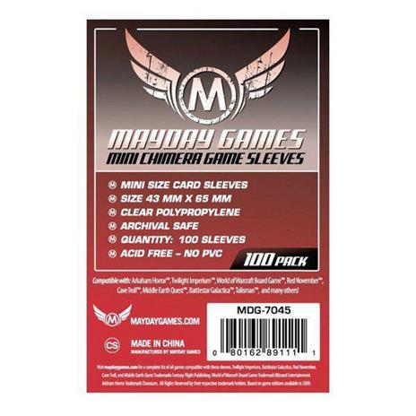 Buste Protettive Carte 43x65 mm (100 pezzi)