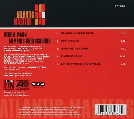 Memphis Underground - CD Audio di Herbie Mann - 2