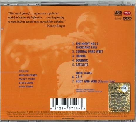 Coltrane's Sound (Remastered) - CD Audio di John Coltrane - 2